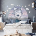 wall sticker wolf / wall decal animals/ wall sticker with animals