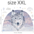 wall sticker wolf / wall decal animals/ wall sticker with animals
