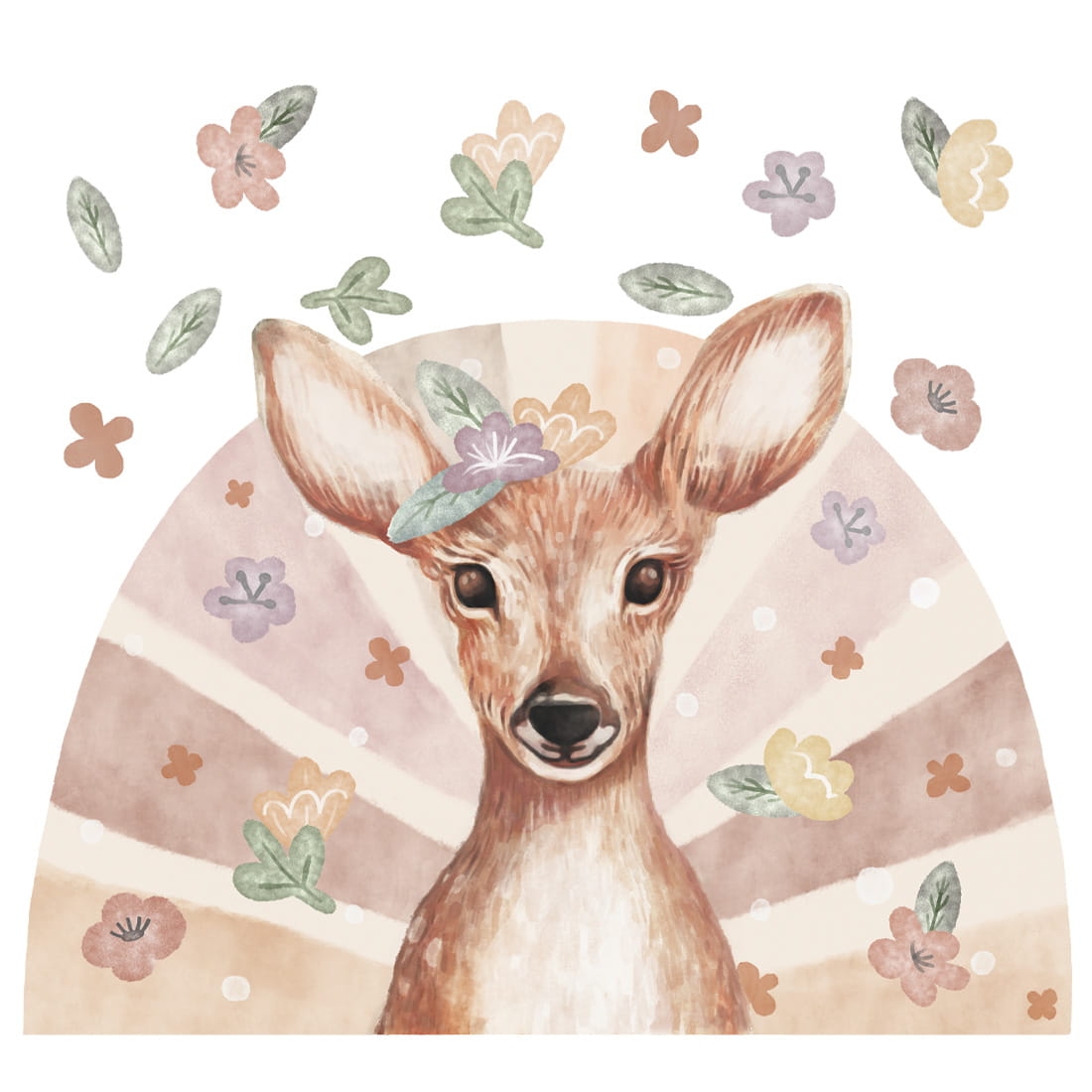 wall sticker roe / wall decal animals/ wall sticker with animals