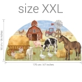 wall sticker farm animals/ wall decal farm/ wall sticker with farm