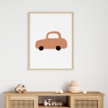 poster car boho/ wall decor/ poster boho