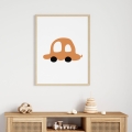 poster car boho/ wall decor/ poster boho