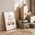 poster car boho/ wall decor/ poster boho