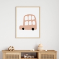 poster car boho/ wall decor/ poster boho