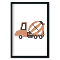 poster car boho/ wall decor/ poster boho