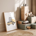 poster car boho/ wall decor/ poster boho