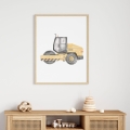 poster car boho/ wall decor/ poster boho