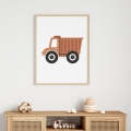 poster car boho/ wall decor/ poster boho