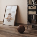 poster for children bear aviator / poster for children watercolor / poster for children / poster for a children room