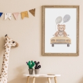 poster for children bear / poster for children watercolor / poster for children / poster for a children room