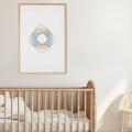 poster for children lifebuoy/ poster for children watercolor / poster for children / poster for a children room