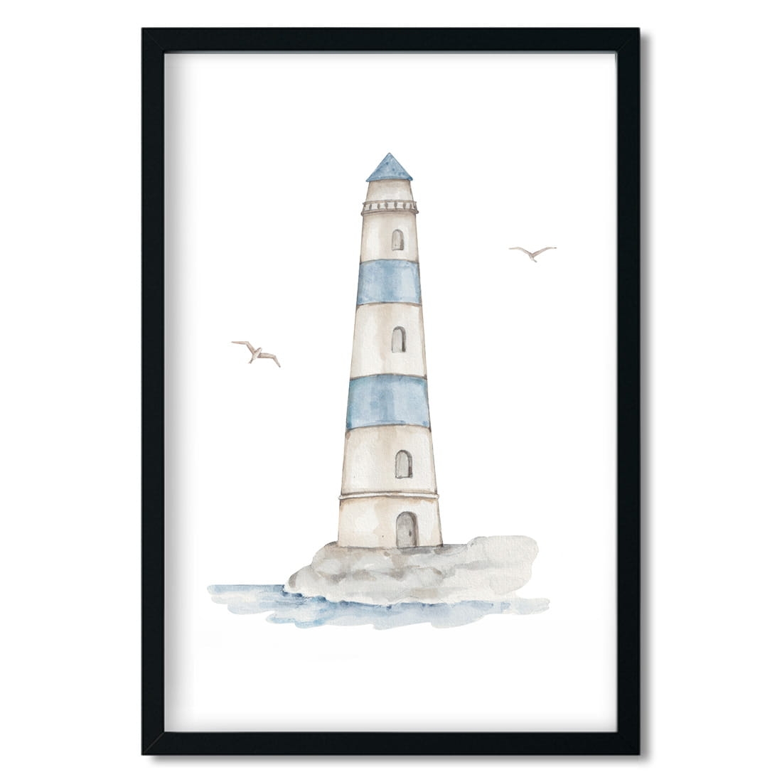poster for children lighthouse/ poster for children watercolor / poster for children / poster for a children room