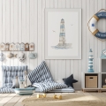 poster for children lighthouse/ poster for children watercolor / poster for children / poster for a children room
