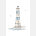 poster for children lighthouse/ poster for children watercolor / poster for children / poster for a children room