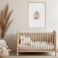 poster for children capybara with hat / poster for children watercolor / poster for children / poster for a children room