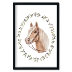 poster | horse palomino