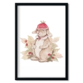 poster for children bunny/ poster for children watercolor / poster for children / poster for a children room