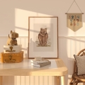 poster for children bear/ poster for children watercolor / poster for children / poster for a children room