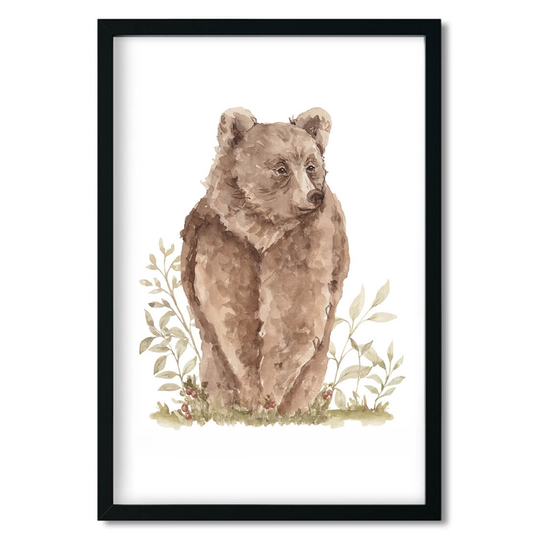 poster for children bear/ poster for children watercolor / poster for children / poster for a children room