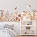 wallpaper flowers boho / floral wallpaper / wallpaper for kids / wallpaper pastelowe love