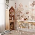 wallpaper flowers boho / floral wallpaper / wallpaper for kids / wallpaper pastelowe love