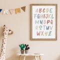 poster alphabet boho/ wall decor/ poster boho