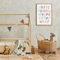 poster alphabet boho/ wall decor/ poster boho
