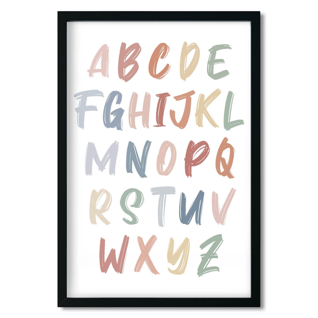 poster alphabet boho/ wall decor/ poster boho