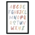 poster alphabet boho/ wall decor/ poster boho