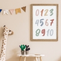 poster numbers boho/ wall decor/ poster boho