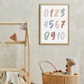 poster numbers boho/ wall decor/ poster boho
