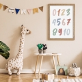 poster numbers boho/ wall decor/ poster boho