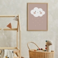 boho poster / cloud boho posters / kids poster / poster for childrens room