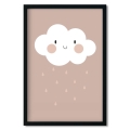 boho poster / cloud boho posters / kids poster / poster for childrens room