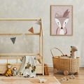 apache fox boho poster / boho posters / kids poster / poster for children room