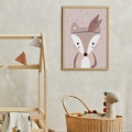 apache fox boho poster / boho posters / kids poster / poster for children room