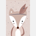apache fox boho poster / boho posters / kids poster / poster for children room