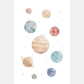 poster for children planets / poster for children watercolor / poster for children / poster for a children room