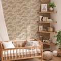 dinosaur wallpaper / wallpaper with dinosaurs / childrens wallpaper / pastelowe love wallpaper