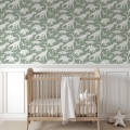 dinosaur wallpaper / wallpaper with dinosaurs / childrens wallpaper / pastelowe love wallpaper
