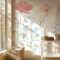 wallpaper spring garden / floral wallpaper / wallpaper for kids / wallpaper pastelowe love