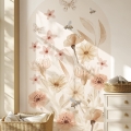 arch wall sticker /wall sticker flowers / wall decal flowers / wall sticker with flowers