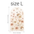 arch wall sticker /wall sticker flowers / wall decal flowers / wall sticker with flowers