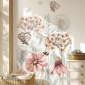 arch wall sticker /wall sticker flowers / wall decal flowers / wall sticker with flowers