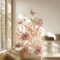 arch wall sticker /wall sticker flowers / wall decal flowers / wall sticker with flowers