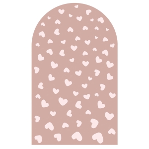 sticker | arch pink vintage  - hearts XXL