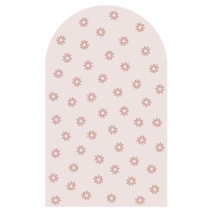sticker | arch pink vintage - daisies XL
