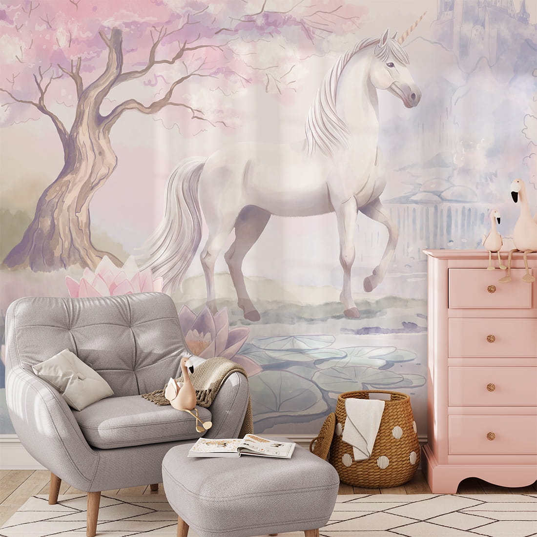 wallpaper unicorn / fairy tail wallpaper / wallpaper for kids / wallpaper pastelowe love