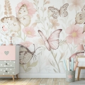 wallpaper butterflies / butterfly wallpaper / wallpaper for kids / wallpaper pastelowe love