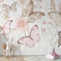 wallpaper butterflies / butterfly wallpaper / wallpaper for kids / wallpaper pastelowe love